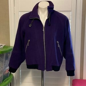 Purple Bomber Jacket